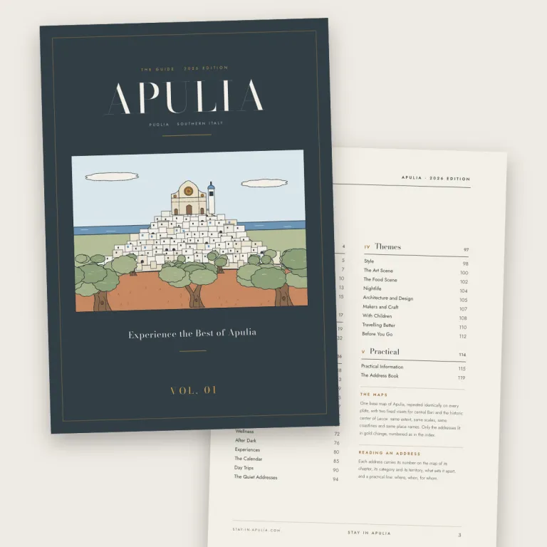 Our Apulia Guide is out: 103 addresses, 20 maps, three itineraries